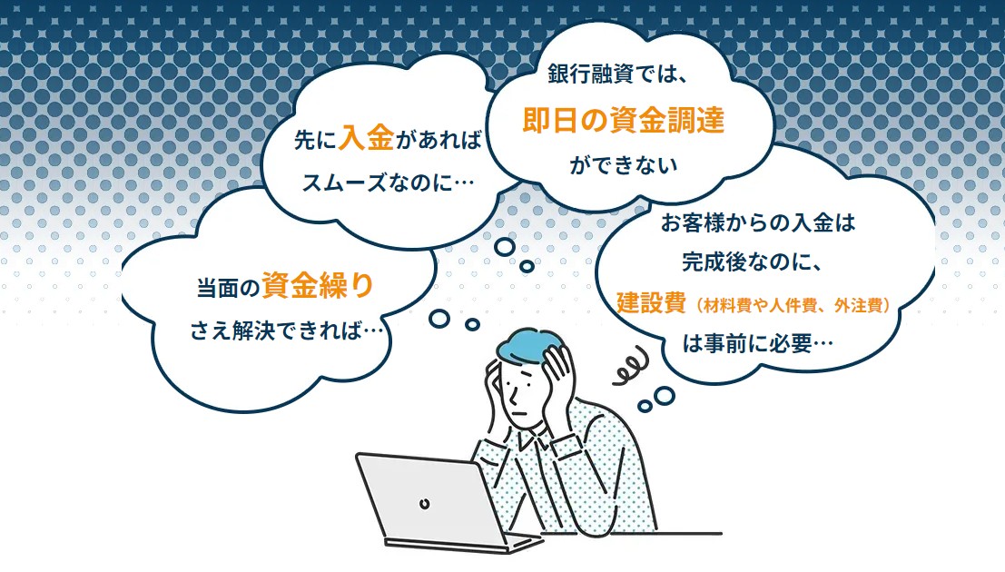 プログレスの資金提供は建設業に最適