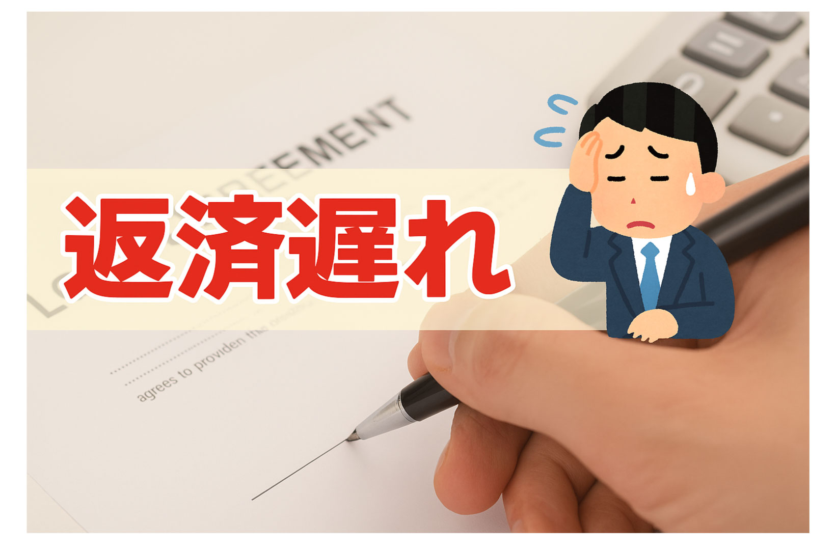 事業融資の返済が遅れたらどうなる？